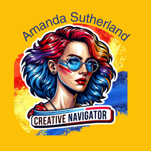 Amanda Sutherland Creative Content Navigator Logo