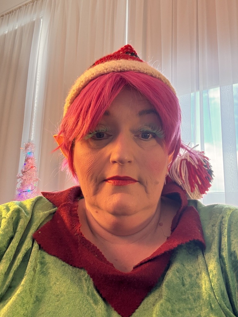 Elfie the Christmas Elf Close Up